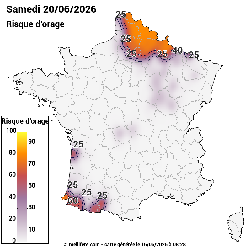 Prévision risques orage 14/06