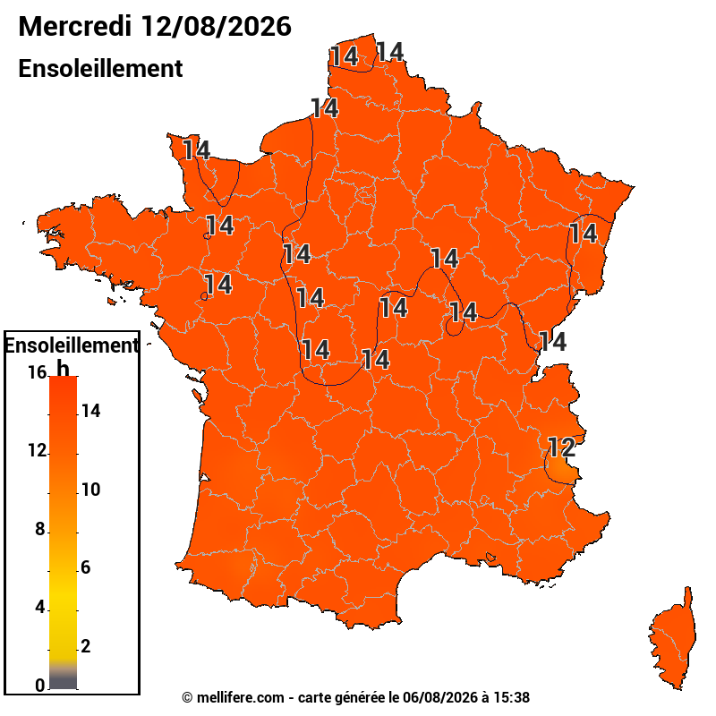 Prévision ensoleillement 07/08