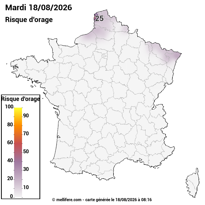 Prévision risques orage 18/08