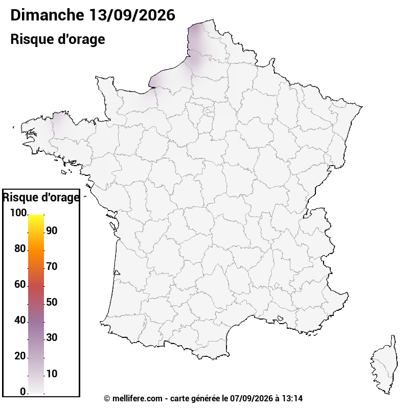 Prévision risques orage 07/09