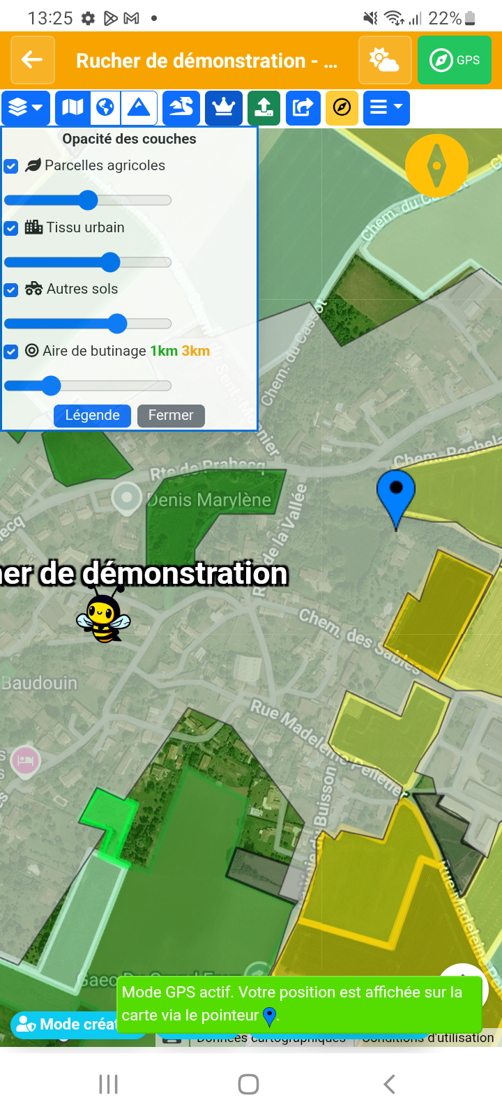 Ressources mellifères locales