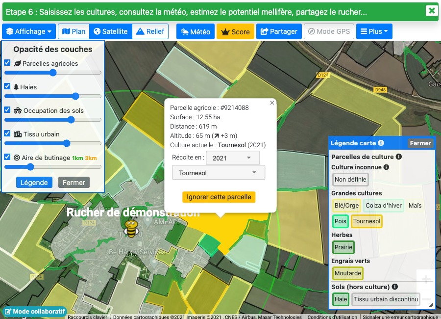 L'outil gratuit de modélisation de votre rucher