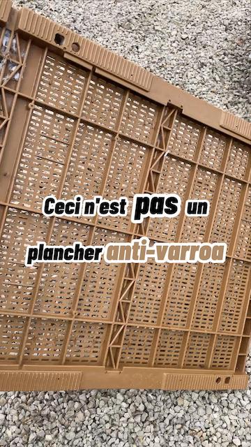 La vidéo Ceci n'est pas un plancher anti-varroa de Mellifere.com